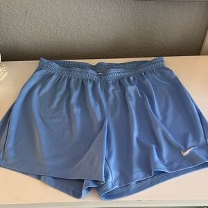 Nike Women's Athletic Light Blue Shorts